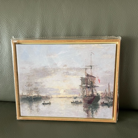 Vintage Le Havre :The Outer Harbor at Sunset - Picture 4 of 8